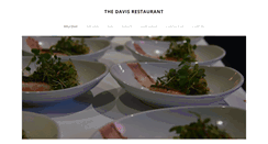 Desktop Screenshot of davisrestaurant.com