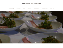 Tablet Screenshot of davisrestaurant.com